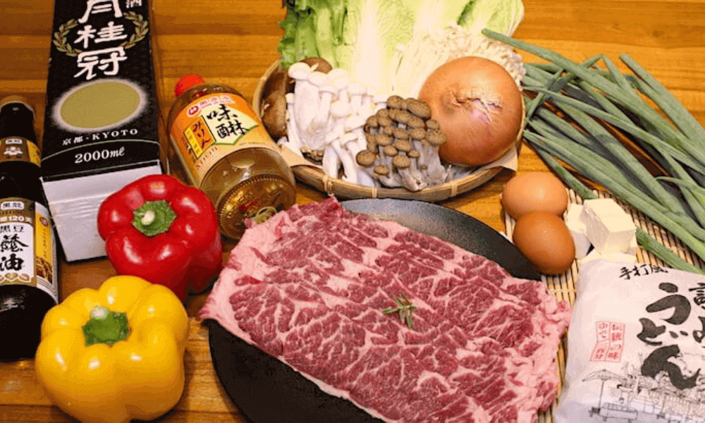翼板牛肉壽喜燒