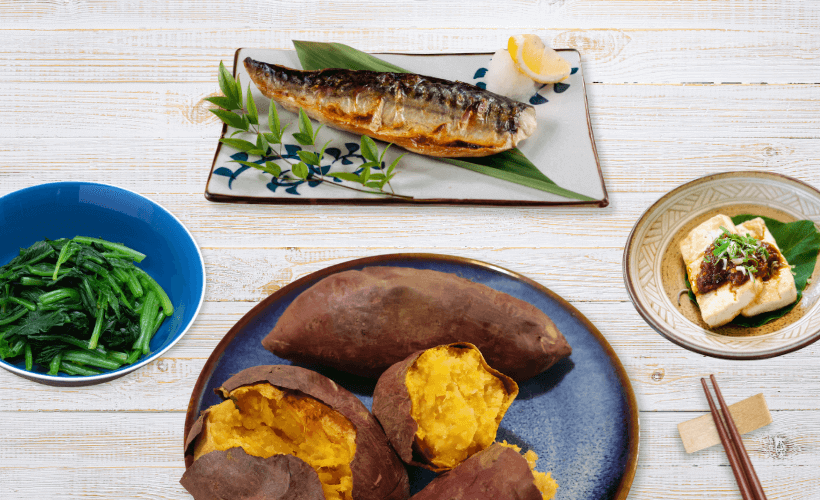 烤鯖魚地瓜健康餐盒